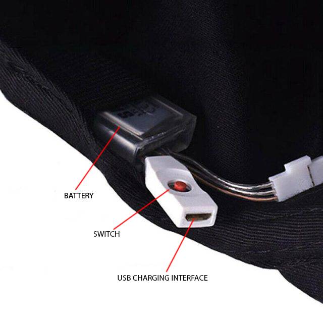 LED Message Cap Best Sellers Caps LED Accessories Teens Must-Haves Color : Red|Black LED Message Cap Best Sellers Caps LED Accessories Teens Must-Haves Color : Red|Black