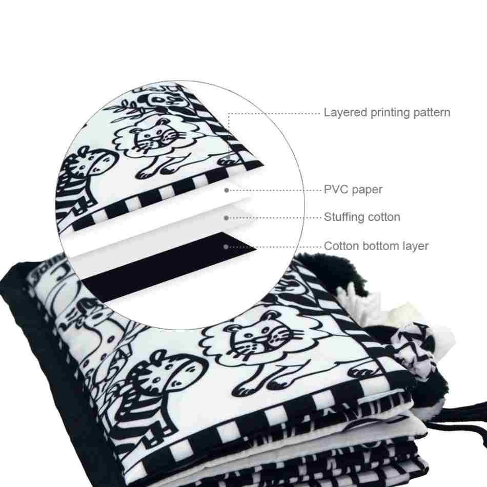 Black and White Soft Cloth Books for Babies Baby Books & Kneepads Best Sellers Books New Parents Essentials Type : Farm Tails|Jungly Tails Black and White Soft Cloth Books for Babies Baby Books & Kneepads Best Sellers Books New Parents Essentials Type : Farm Tails|Jungly Tails