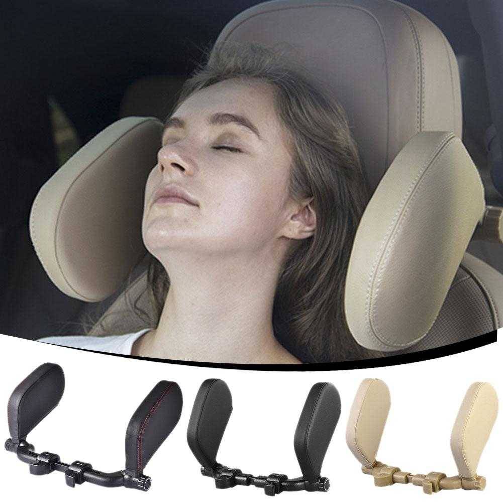 Car Seat Headrest Pillow Family Car Accessories Color : Black|Beige Car Seat Headrest Pillow Family Car Accessories Color : Black|Beige