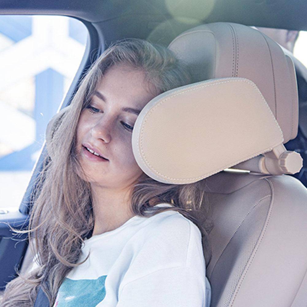 Car Seat Headrest Pillow Family Car Accessories Color : Black|Beige Car Seat Headrest Pillow Family Car Accessories Color : Black|Beige