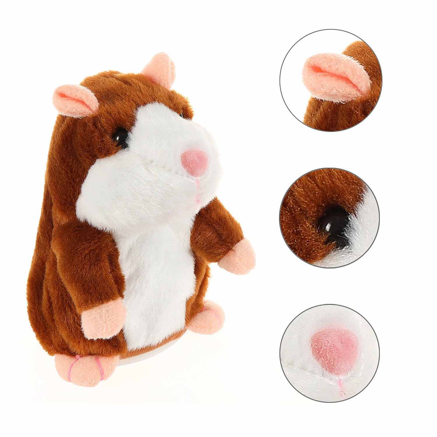 Talking Hamster Plush Toy Best Sellers Huggable Plush Friends Color : Grey|Light Brown|Dark Brown Talking Hamster Plush Toy Best Sellers Huggable Plush Friends Color : Grey|Light Brown|Dark Brown