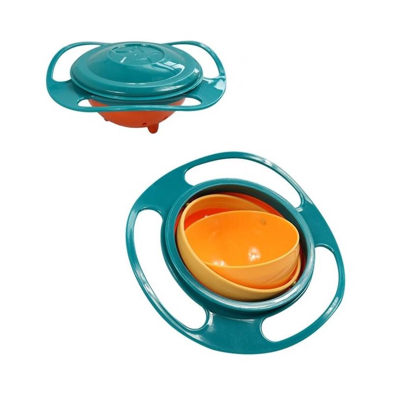 360-Degree Rotating Baby Bowl Baby & Kid Feeding Kitchen Essentials Color : Green|Blue|Pink 360-Degree Rotating Baby Bowl Baby & Kid Feeding Kitchen Essentials Color : Green|Blue|Pink