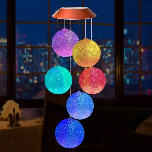 Solar Powered LED Wind Chimes LED Accessories Teens Must-Haves Shape : Butterfly|Ball|Dragonfly Solar Powered LED Wind Chimes LED Accessories Teens Must-Haves Shape : Butterfly|Ball|Dragonfly