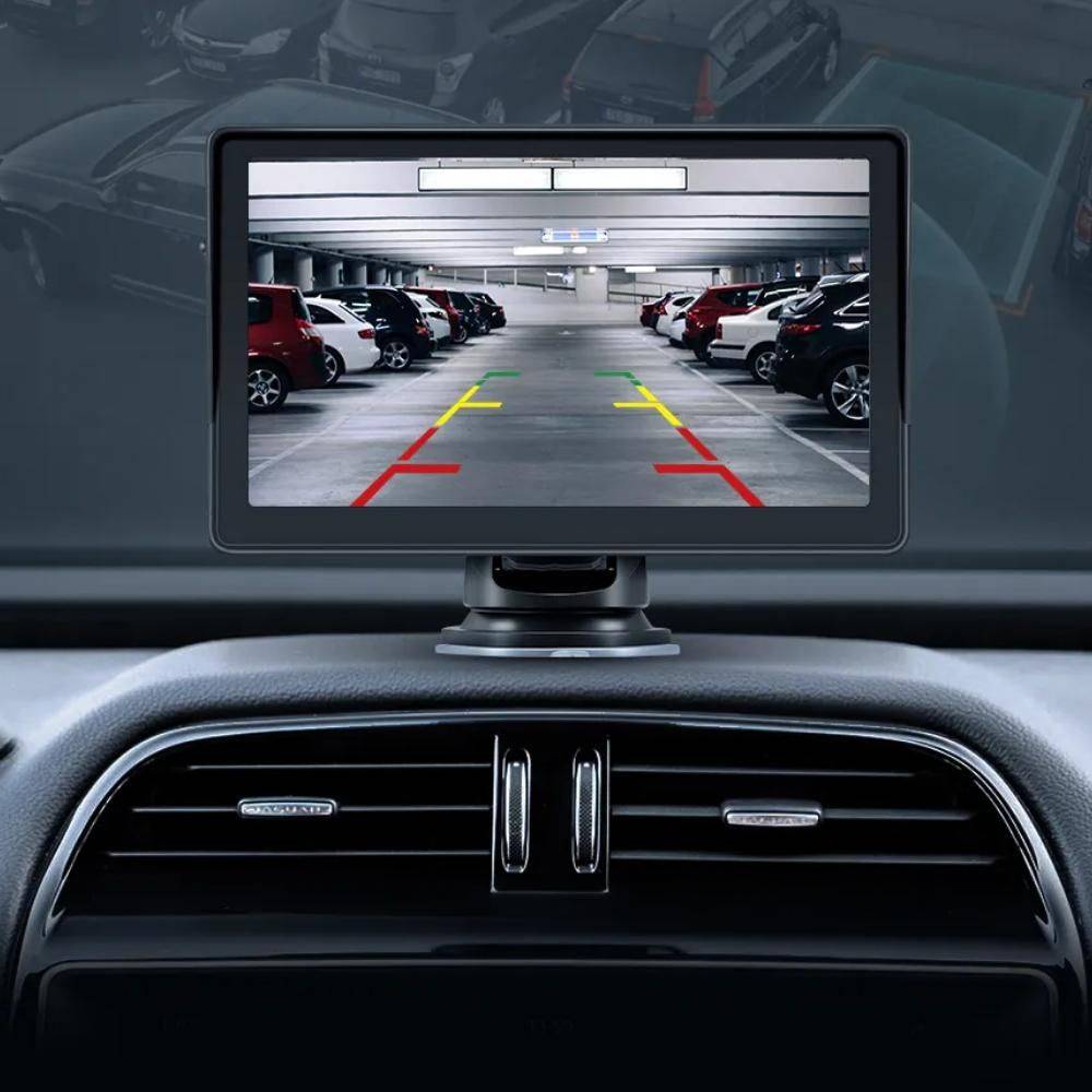 Universal 7″ Touch Screen Car Multimedia Player with Wireless CarPlay and Android Auto Auto Color : Black Universal 7